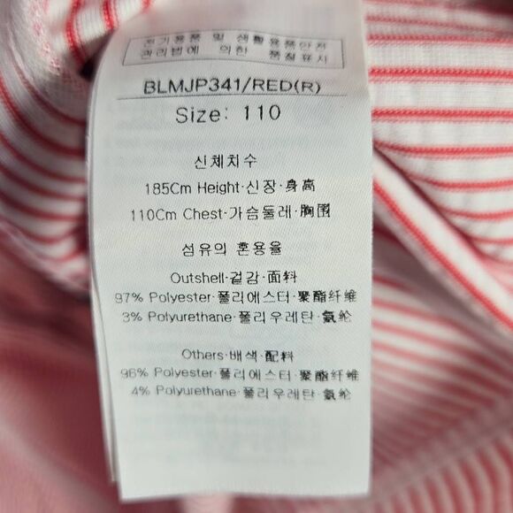 Loius Castel Full Zip Sweater Golf Pin Stripe Large - Picture 12 of 15